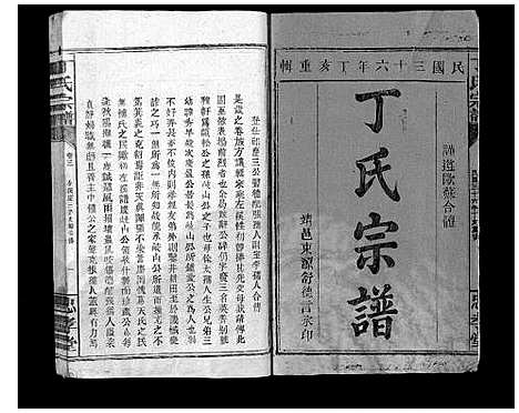 [丁]丁氏宗谱 (福建) 丁氏家谱_一.pdf