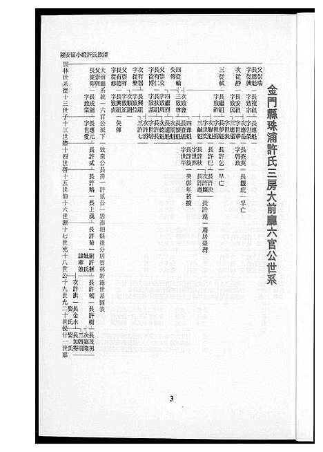 [许]翔安区小嶝许氏族谱 (福建) 翔安区小嶝许氏家谱_一.pdf