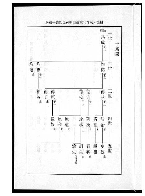 [黄]桃园洑西田中黄氏族谱 (福建) 桃园洑西田中黄氏家谱_一.pdf