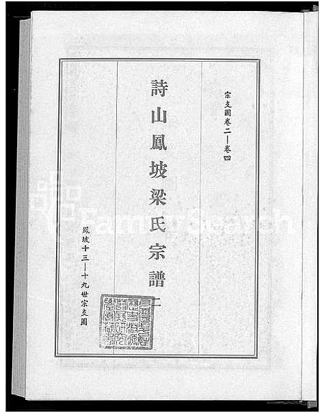 [梁]诗山凤坡梁氏宗谱_18卷首2卷-诗山凤坡梁氏族谱 (福建) 诗山凤坡梁氏家谱_二.pdf