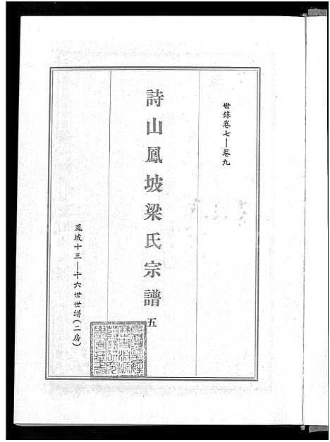 [梁]诗山凤坡梁氏宗谱_18卷首2卷-诗山凤坡梁氏族谱 (福建) 诗山凤坡梁氏家谱_六.pdf