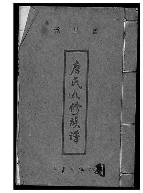 [唐]唐氏九修族谱 (福建) 唐氏九修家谱_十一.pdf