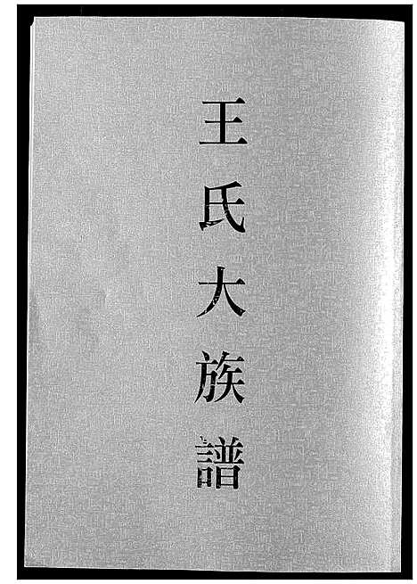 [王]王氏大族谱 (福建) 王氏大家谱_一.pdf