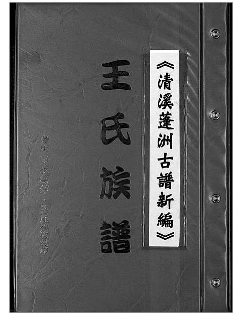 [王]王氏宗谱 (福建) 王氏家谱.pdf