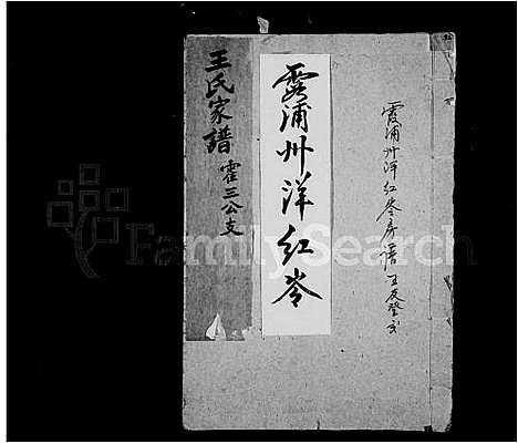 [王]王氏家谱-霍三公支 (福建) 王氏家谱.pdf