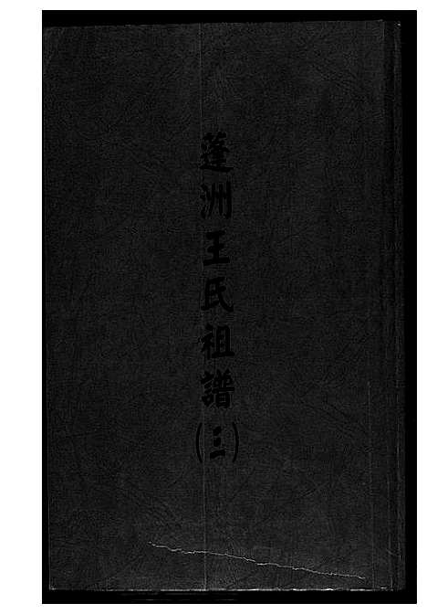 [王]蓬州王氏族谱_4卷 (福建) 蓬州王氏家谱_三.pdf