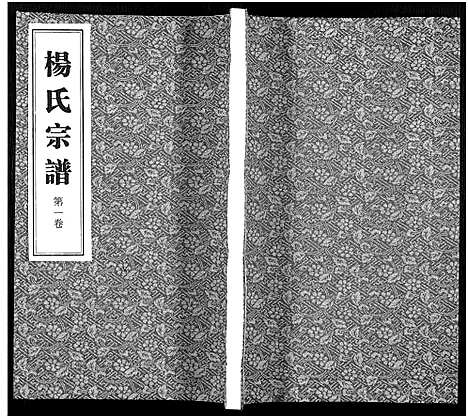 [杨]杨氏宗谱_11卷 (福建) 杨氏家谱_一.pdf