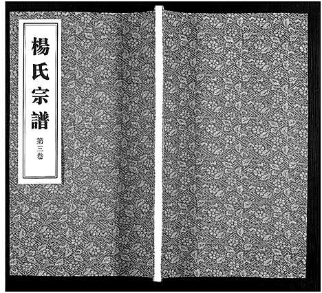 [杨]杨氏宗谱_11卷 (福建) 杨氏家谱_三.pdf