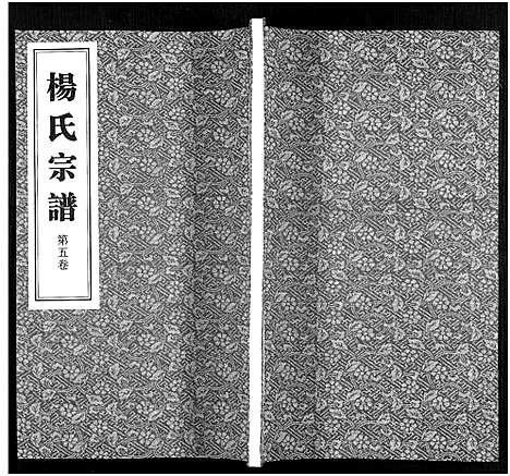 [杨]杨氏宗谱_11卷 (福建) 杨氏家谱_五.pdf