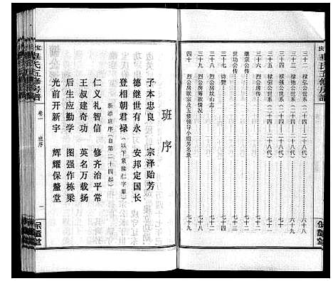 [毕]宝庆毕氏通谱_30卷首末各1卷 (湖南) 宝庆毕氏通谱_一.pdf