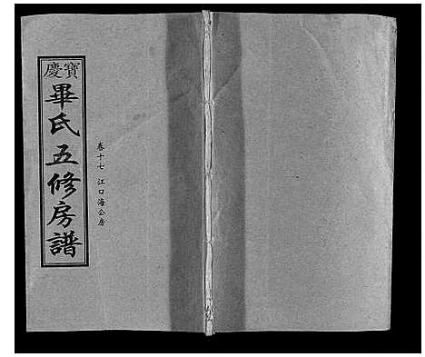 [毕]宝庆毕氏通谱_30卷首末各1卷 (湖南) 宝庆毕氏通谱_二十八.pdf