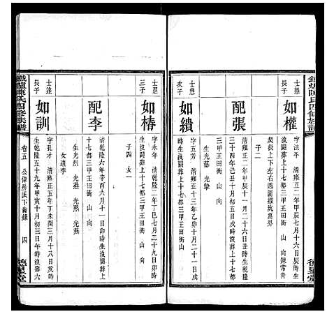 [陈]铁炉陈氏三修族谱 (湖南) 铁炉陈氏三修家谱_五.pdf