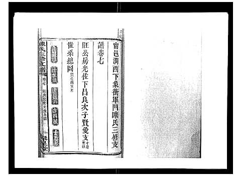 [陈]陈氏三修支谱_14卷 (湖南) 陈氏三修支谱_七.pdf