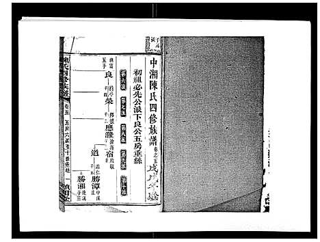 [陈]陈氏四修族谱_22卷 (湖南) 陈氏四修家谱_五.pdf