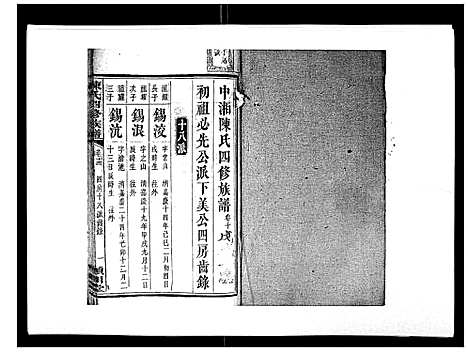 [陈]陈氏四修族谱_22卷 (湖南) 陈氏四修家谱_十四.pdf