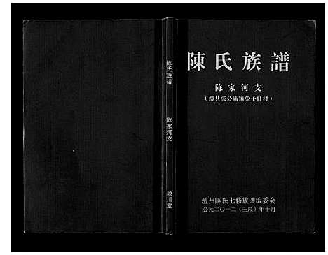 [陈]陈氏族谱 (湖南) 陈氏家谱.pdf