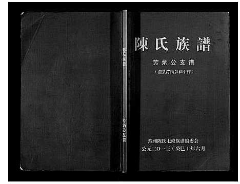 [陈]陈氏族谱 (湖南) 陈氏家谱.pdf