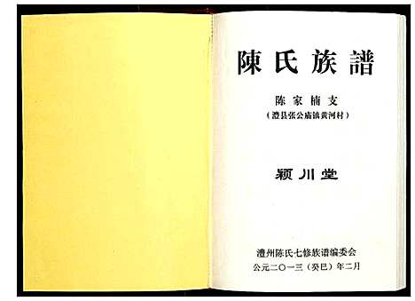 [陈]陈氏族谱 (湖南) 陈氏家谱.pdf