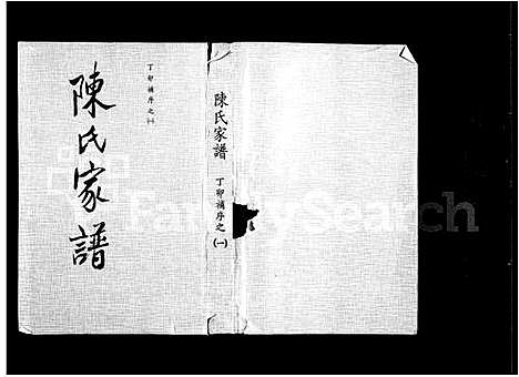 [陈]陈氏家谱 (湖南) 陈氏家谱.pdf