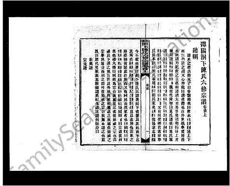 [陈]邵阳洞下陈氏六修宗谱 (湖南) 邵阳洞下陈氏六修家谱_一.pdf