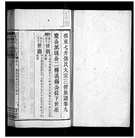 [邓]七井邓氏三修族谱_20卷首2卷末1卷 (湖南) 七井邓氏三修家谱_九.pdf