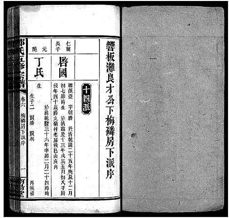 [邓]邓氏五修宗谱_世系6卷_叙述6卷 (湖南) 邓氏五修家谱_十六.pdf