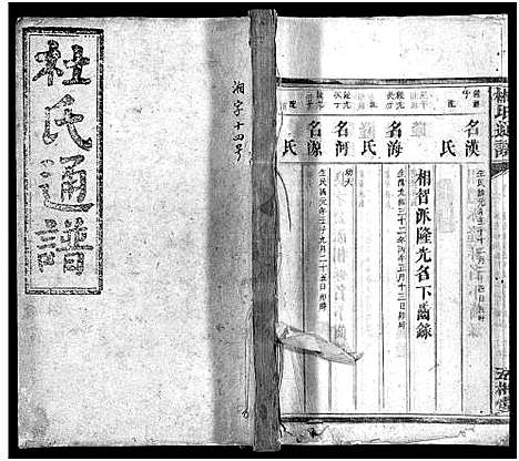 [杜]杜氏通谱_卷数不详 (湖南) 杜氏通谱_十三.pdf