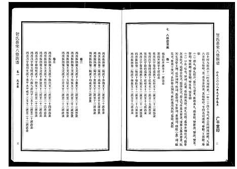 [贺]贺氏嘉荣八修族谱_3卷 (湖南) 贺氏嘉荣八修家谱_一.pdf