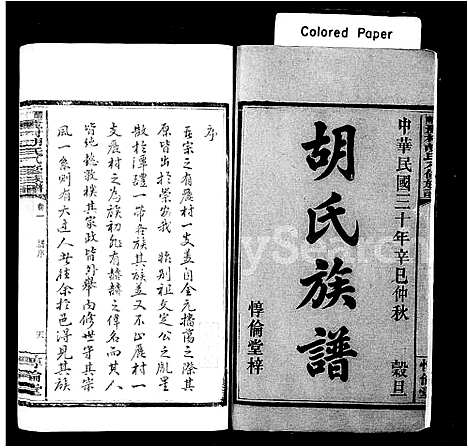 [胡]胡氏族谱_20卷-醴南丽村胡氏八修族谱 (湖南) 胡氏家谱.pdf