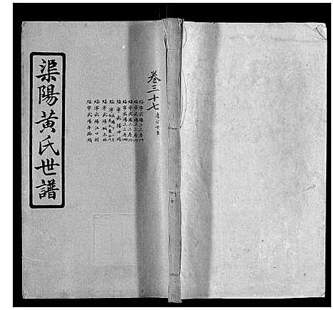 [黄]渠阳黄氏世谱 (湖南) 渠阳黄氏世谱_三十七.pdf