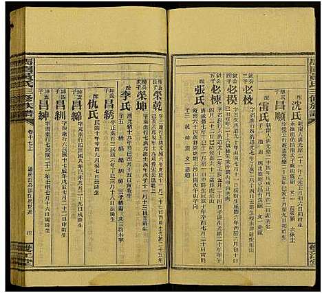 [黄]马园黄氏三修族谱_36卷及卷首中下6卷-邵东马园黄氏三修族谱 (湖南) 马园黄氏三修家谱_十四.pdf