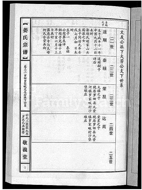 [姜]姜氏宗谱_38卷_含首4卷 (湖南) 姜氏家谱_三十.pdf