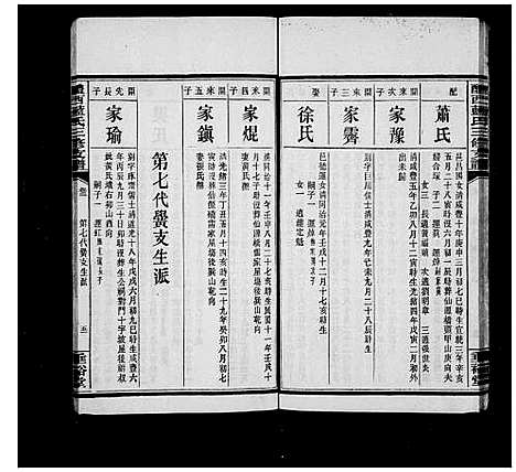 [蓝]醴西蓝氏三修支谱_4卷首1卷-蓝氏支谱 (湖南) 醴西蓝氏三修支谱_二.pdf