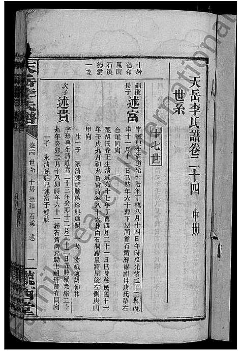 [李]天岳李氏谱_37卷及卷首 (湖南) 天岳李氏谱_二十.pdf