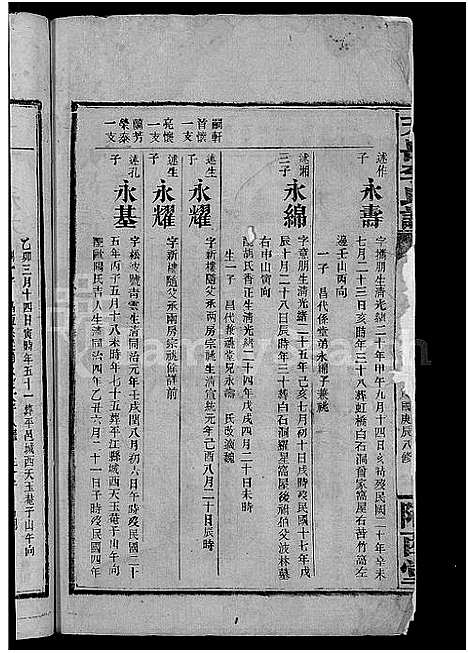 [李]天岳李氏谱_37卷及卷首 (湖南) 天岳李氏谱_二十五.pdf