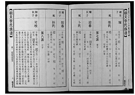 [李]朝天李氏族谱 (湖南) 朝天李氏家谱_六.pdf