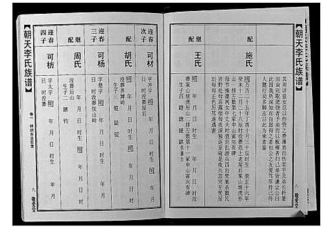 [李]朝天李氏族谱 (湖南) 朝天李氏家谱_六.pdf