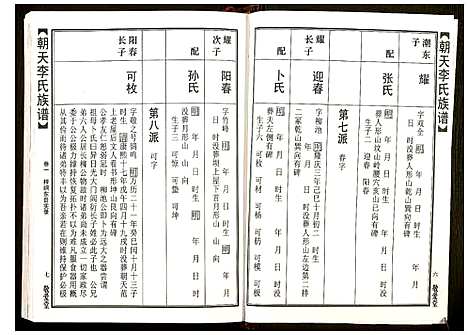 [李]朝天李氏族谱 (湖南) 朝天李氏家谱_六.pdf