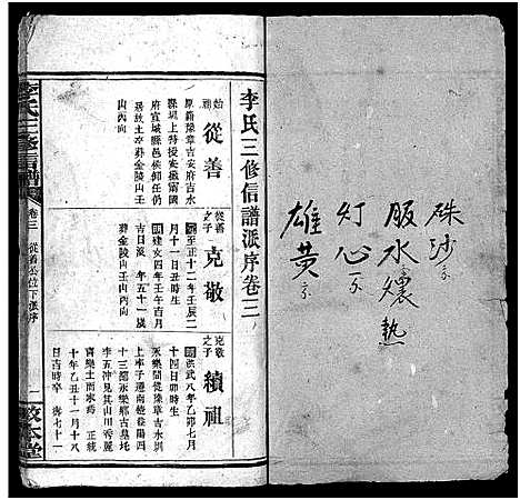 [李]李氏三修信谱_8卷首3卷-Li Shi San Xin Xiu Pu (湖南) 李氏三修信谱_六.pdf