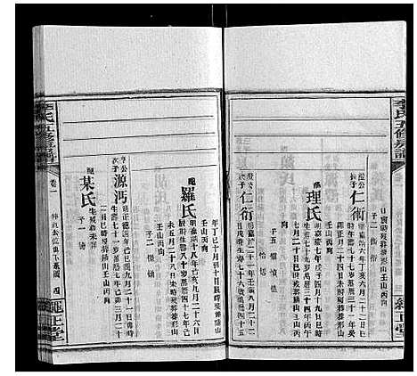 [李]李氏五修房谱_15卷首末各1卷 (湖南) 李氏五修房谱_二.pdf