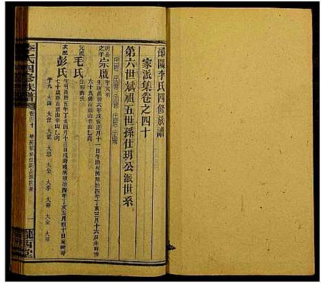 [李]邵阳李氏四修族谱_家派集世系卷50卷-李氏四修族谱_李氏四修族谱 (湖南) 邵阳李氏四修家谱_四十.pdf