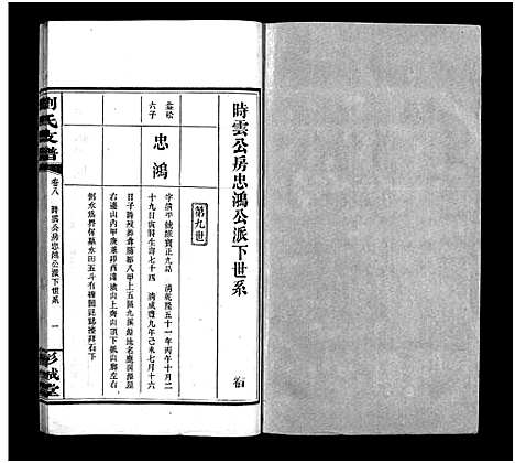 [刘]刘氏支谱_8卷 (湖南) 刘氏支谱_八.pdf