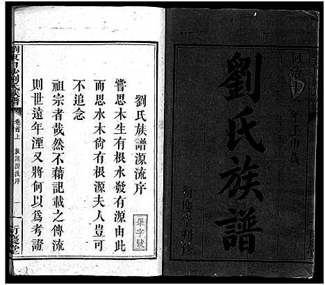 [刘]刘氏族谱_4卷首2卷_末1卷-浏东白沙刘氏族谱—刘氏族谱 (湖南) 刘氏家谱_一.pdf