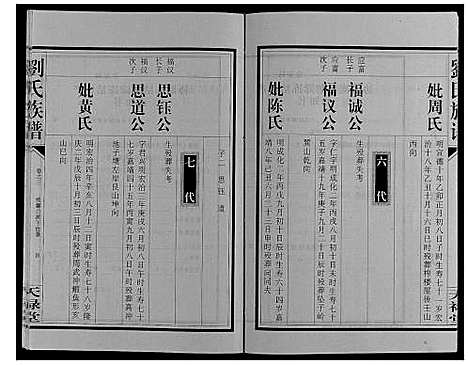 [刘]刘氏族谱_10卷 (湖南) 刘氏家谱_三.pdf