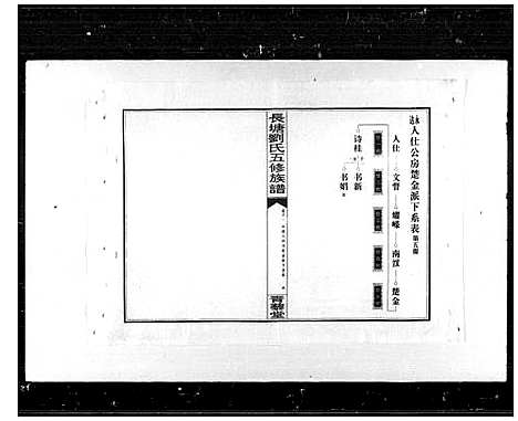 [刘]长塘刘氏五修族谱_20卷_及卷首-双峰长塘刘氏五修族谱 (湖南) 长塘刘氏五修家谱_二.pdf