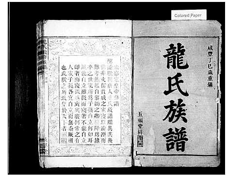 [龙]龙氏续修族谱 (湖南) 龙氏续修家谱.pdf