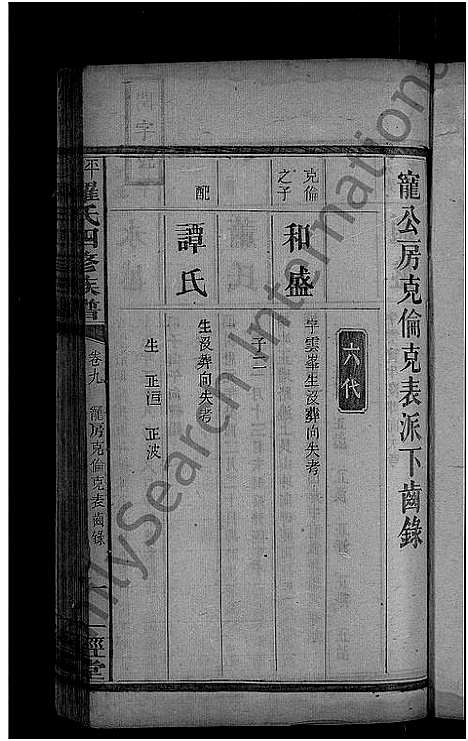 [罗]平溪罗氏四修族谱_13卷 (湖南) 平溪罗氏四修家谱_八.pdf