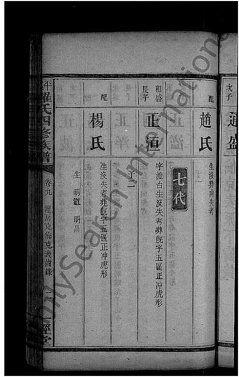 [罗]平溪罗氏四修族谱_13卷 (湖南) 平溪罗氏四修家谱_八.pdf