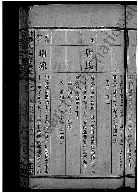 [罗]平溪罗氏四修族谱_13卷 (湖南) 平溪罗氏四修家谱_九.pdf