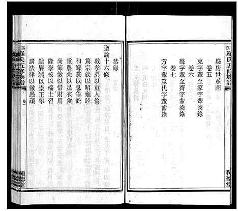 [罗]茶溪罗氏五修族谱_7卷 (湖南) 茶溪罗氏五修家谱_一.pdf